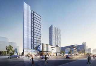 双玻璃办公隔断